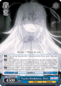 Psyche Breakdown, Shiro (NGL/S58-E092 C) - No Game No Life