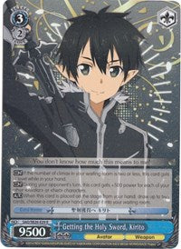 Getting the Holy Sword, Kirito (Parallel Foil) (SAO/SE26-E29 R) - Sword Art Online II Vol.2