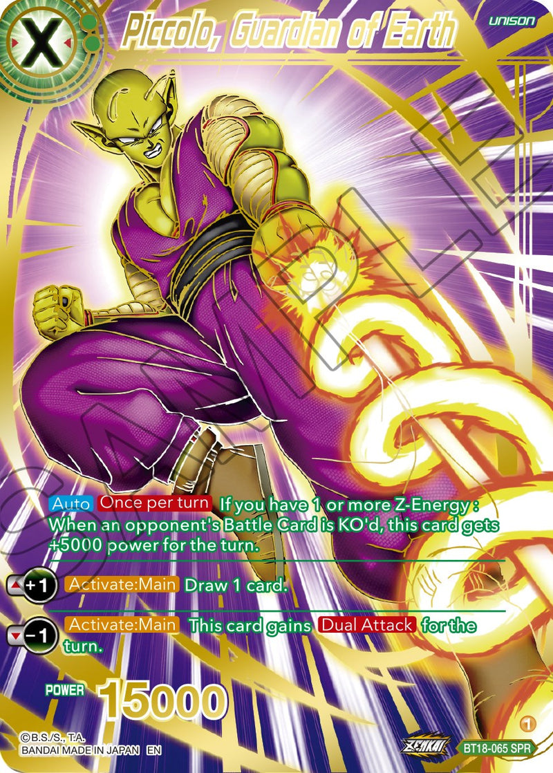 Piccolo, Guardian of Earth (SPR) (BT18-065) [Dawn of the Z-Legends]