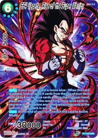 SS4 Vegeta, Rise of the Super Warrior (SPR) (BT11-052) [Vermilion Bloodline]