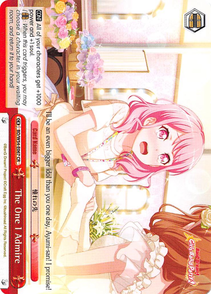 The One I Admire (BD/W54-E067 CR) - BanG Dream! Girls Band Party!