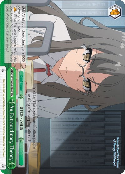 An Extraordinary Theory (SBY/W64-TE08 TD) - Rascal Does Not Dream of Bunny Girl Senpai