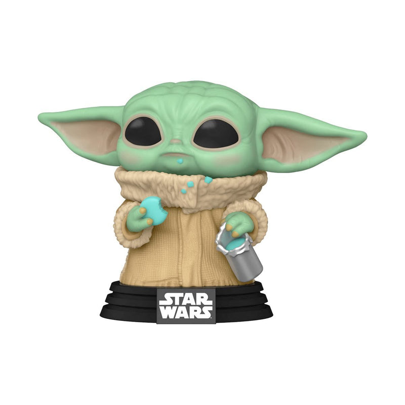 Funko Pop! Star Wars: The Mandalorian The Child with Cookie