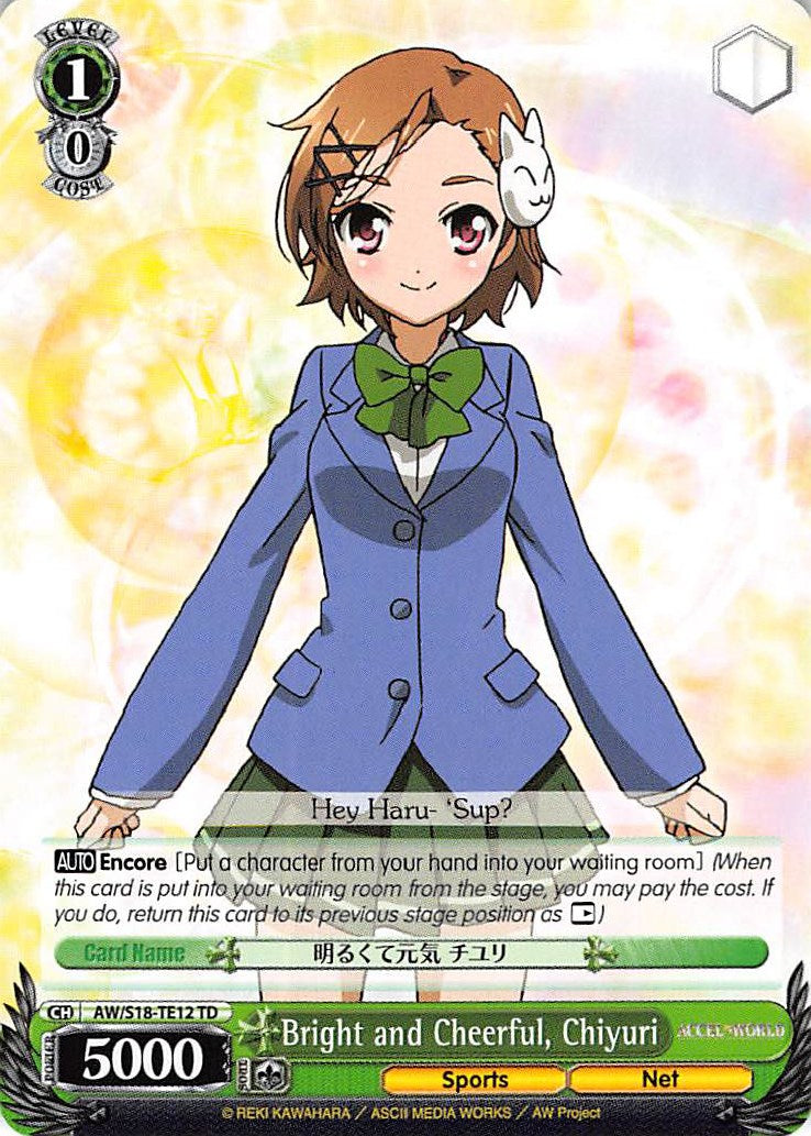 Bright and Cheerful, Chiyuri (AW/S18-TE12 TD) - Accel World
