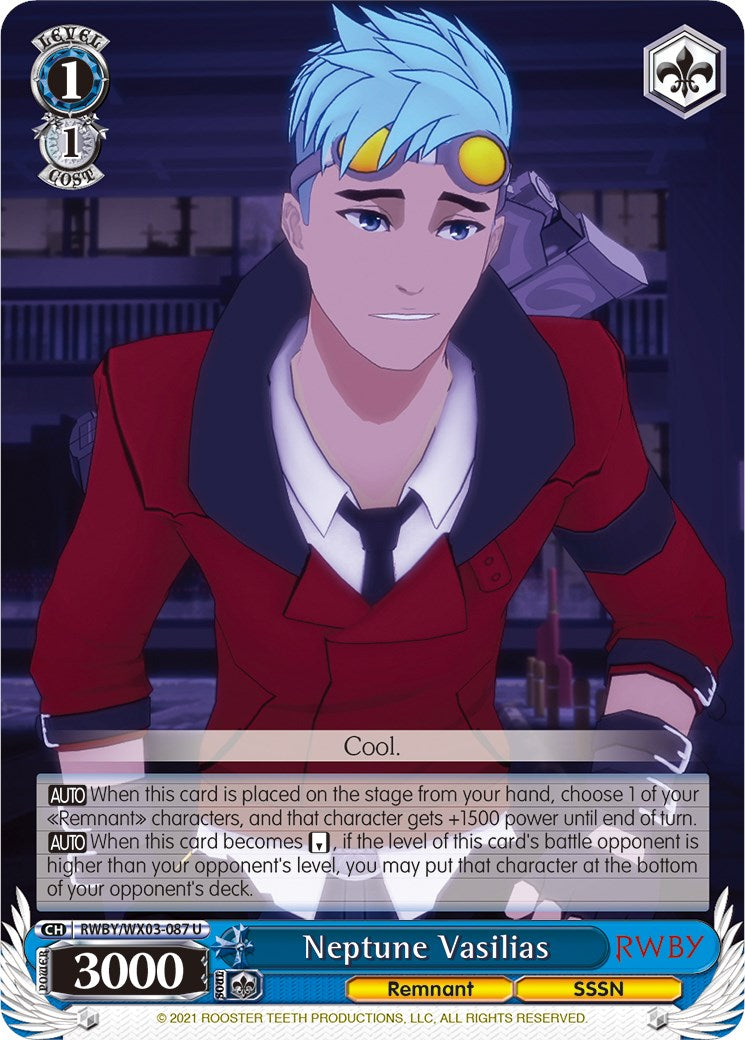 Neptune Vasilias (RWBY/WX03-087 U) - RWBY