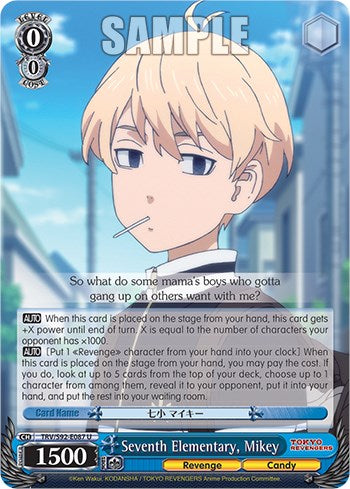 Seventh Elementary, Mikey (TRV/S92-E087 U) - Tokyo Revengers