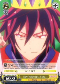 Spy Wipeout, Sora (NGL/S58-TE07 TD) - No Game No Life