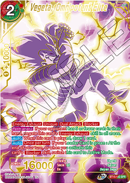 Vegeta, Omnipotent Elite (SPR) (BT15-143) [Saiyan Showdown]