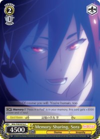 Memory Sharing, Sora (NGL/S58-E016 C) - No Game No Life