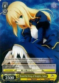 Beautiful King of Knights, Saber (FZ/S17-E006 R) - Fate/Zero