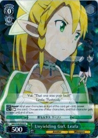 Unyielding Girl, Leafa (SAO/S26-E023 R) - Sword Art Online Vol.2