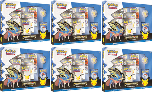 Celebrations: 25th Anniversary - Deluxe Pin Collection Case (Zacian LV. X)