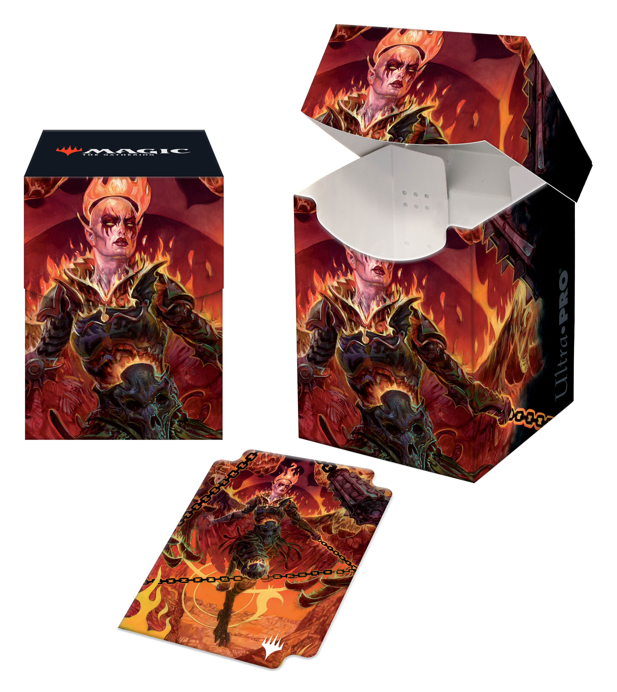 Ultra PRO: 100+ Deck Box - Adventures in the Forgotten Realms (Zariel, Archduke of Avernus)
