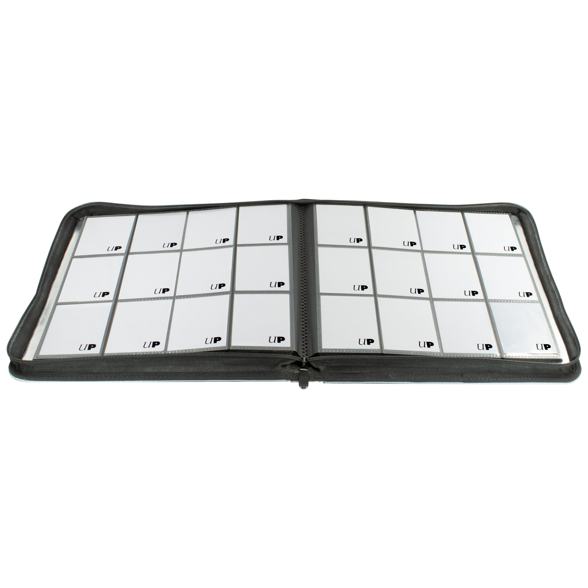 Ultra PRO: 12-Pocket Zippered PRO-Binder (Silver)