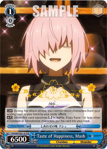 Taste of Happiness, Mash (Winner) (FGO/BSF2021-015 PR) - Bushiroad Event Cards