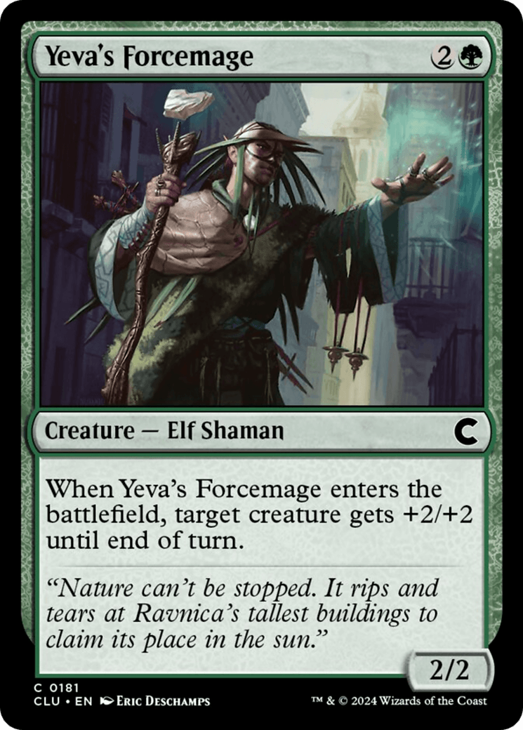 Yeva's Forcemage [Ravnica: Clue Edition] - Josh's Cards