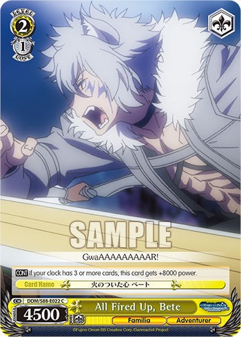 All Fired Up, Bete (DDM/S88-E022 C) - Is it Wrong to Try to Pick Up Girls in a Dungeon?