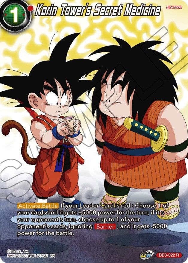 Korin Tower's Secret Medicine (DB3-022) [Theme Selection: History of Son Goku]