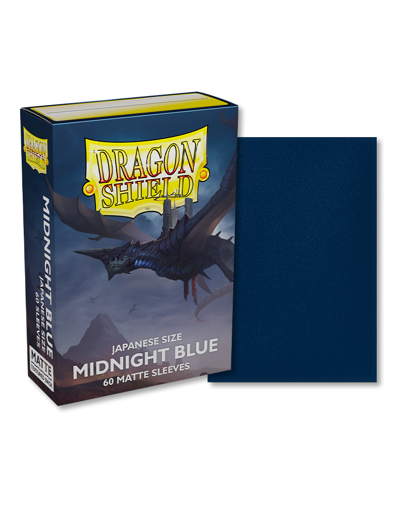 Dragon Shield Matte Midnight Blue Japanese Sleeves 60-Count