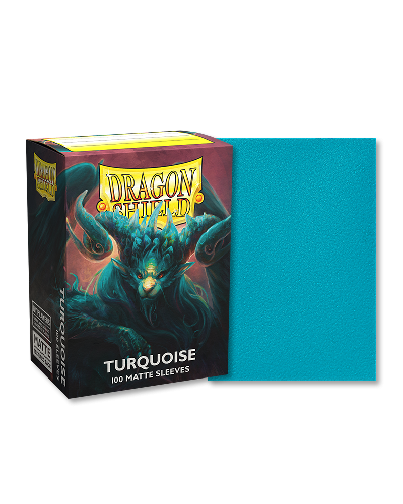 Dragon Shield Matte Turquoise Sleeves 100-Count